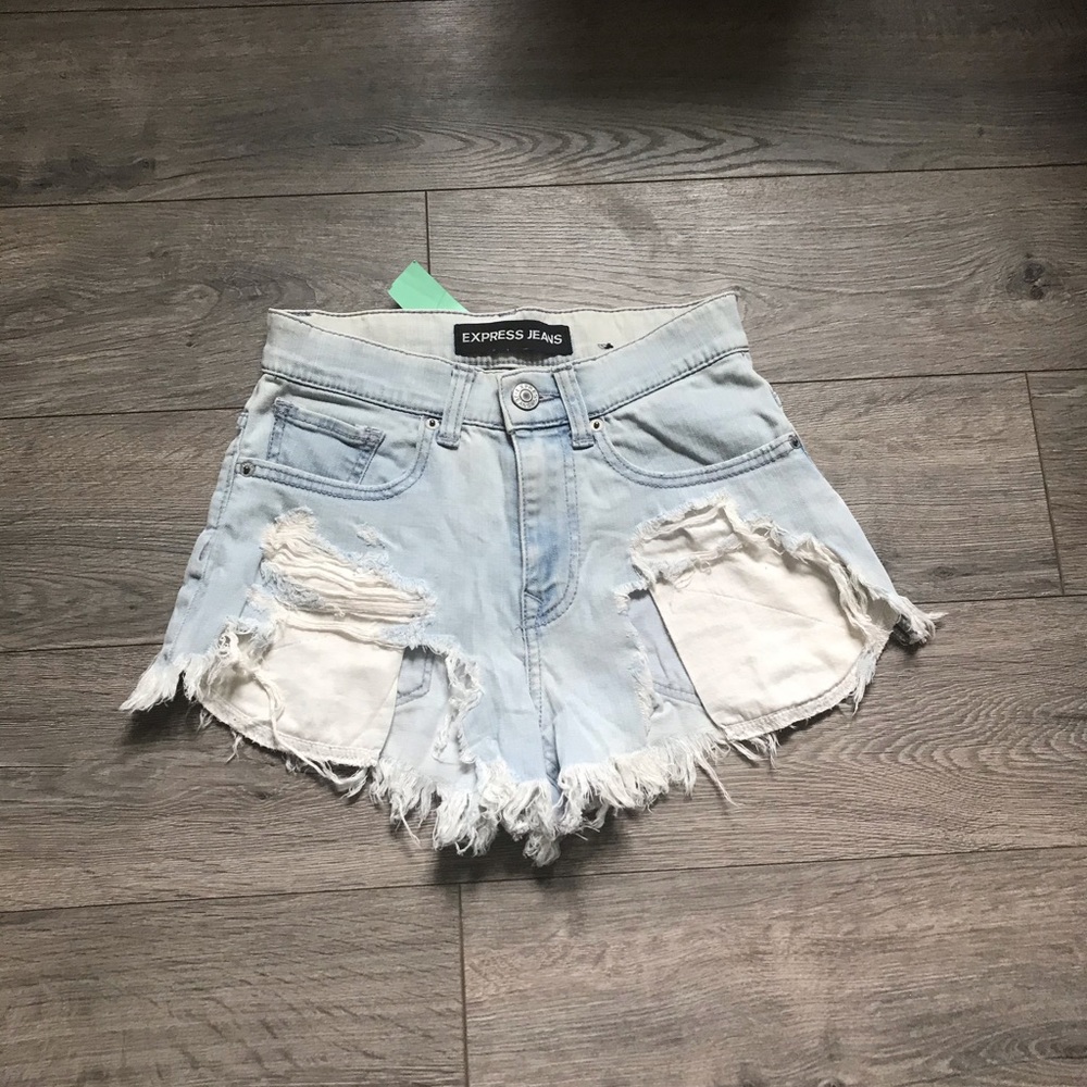Express jeans shorts
